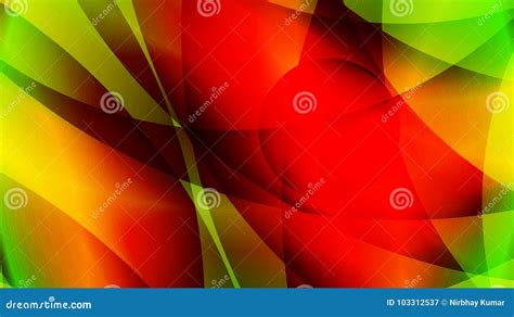 Red Green Yellow Abstract Background Template Stock Vector - Illustration of abstract, ornament ...