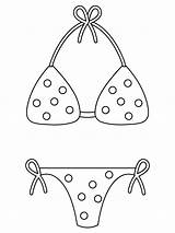 Girl Swimsuit coloring Page  ColouringPages sketch template