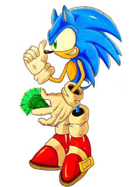 Sonic has Collected a Chaos Emerald by DarkGamer2011 on DeviantArt