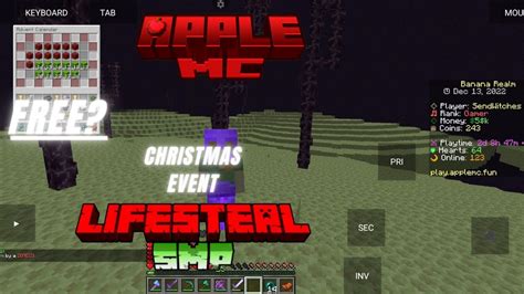 Minecraft server || apple mc server || Minecraft best lifesteal server ...