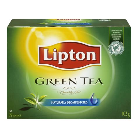 Lipton Green Tea Naturally Decaffeinated Tea Bags reviews in Tea ...