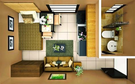 7 Inspirasi Denah Apartemen Studio yang Nyaman dan Menawan