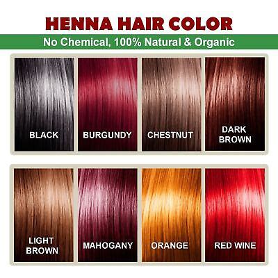 Henna Hair Color Powder - 100% Organic, Free From AMMONIA, PPD ...