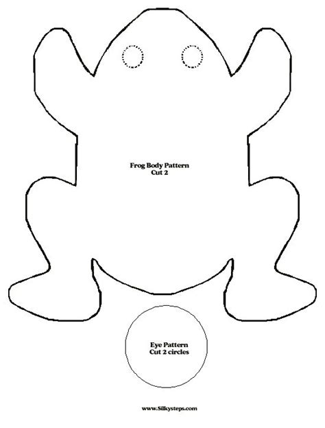 Frog template - ProTeacher Community | Sewing stuffed animals, Animal ...