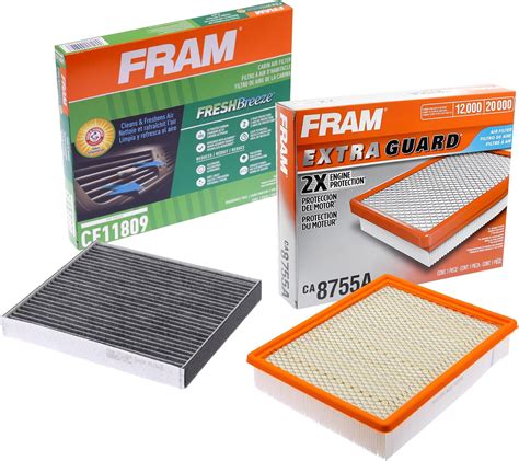 Amazon.com: FRAM Automotive Replacement Air & Cabin Air Filter Bundle ...