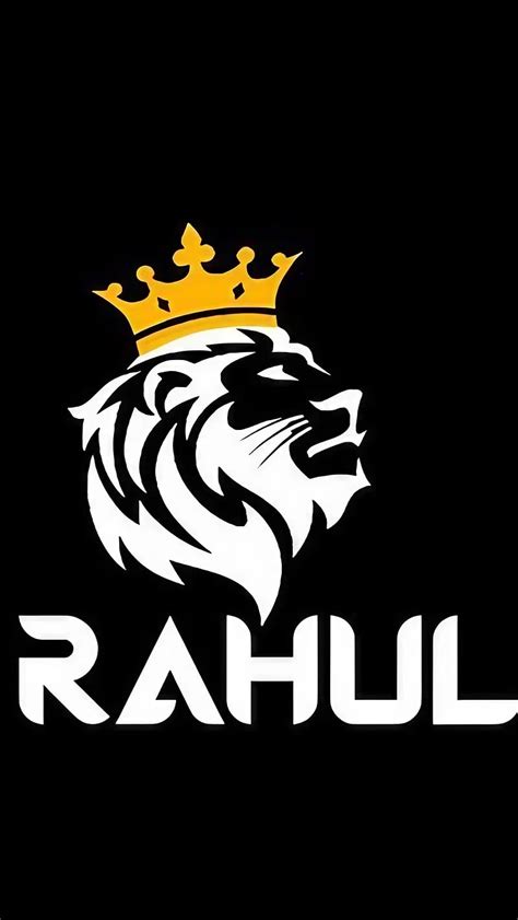 720P free download | Rahul Naam Ka, Lion With Crown, black background, lion symbol, HD phone ...