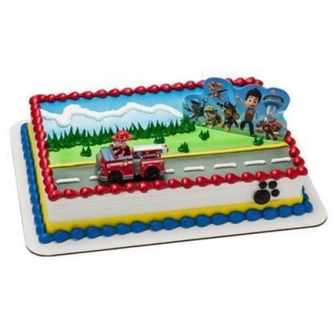 Paw Patrol Birthday Cake Kit - Walmart.com