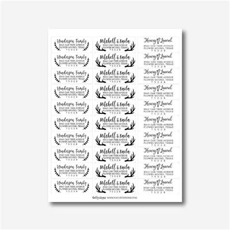 Free Printable Return Address Labels Templates - Detrester.com