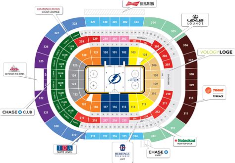 Amalie Arena Floor Plan - floorplans.click