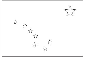 Alaska State Flag Coloring Page