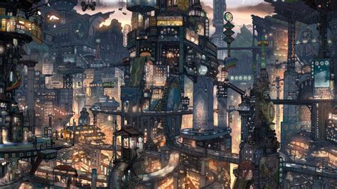 Anime Cityscapes. | City art, Cảnh quan thành phố, Nghệ thuật đưa ra khái niệm