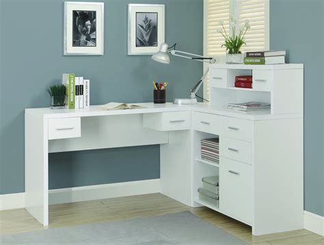 62.5" L-Shaped Desk with Storage by Monarch - OfficeDesk.com