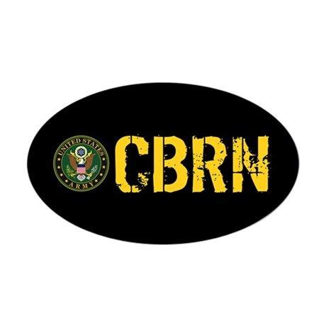 U.S. Army: CBRN Sticker (Oval) on CafePress.com | Army, Us army ...