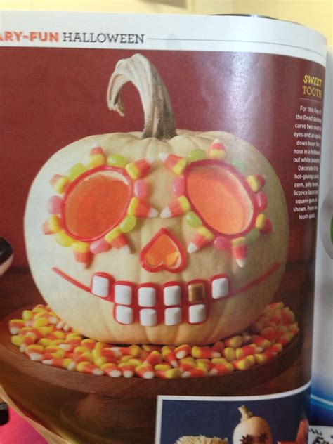 Day of the dead jack o lantern. Candy corn, jelly beans, and chiclets. | Halloween fun ...