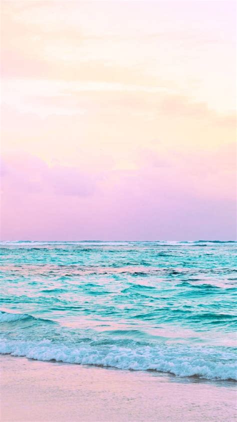 Download Aesthetic Beach Pastel Wallpaper | Wallpapers.com