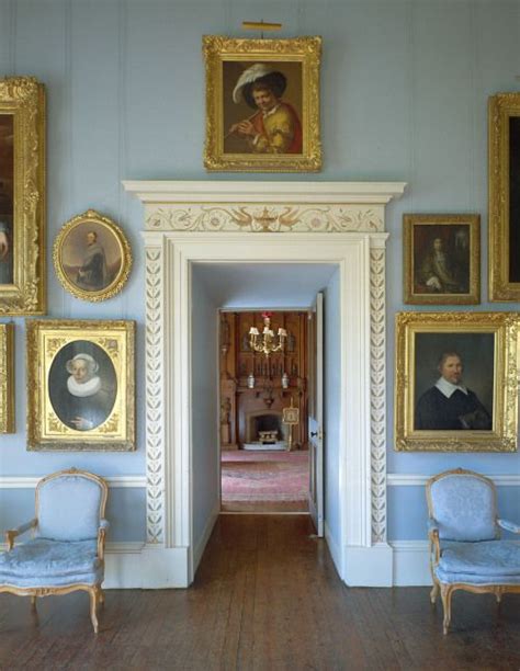 Brodie Castle | Modern classical interior, Classical interiors, Blue rooms