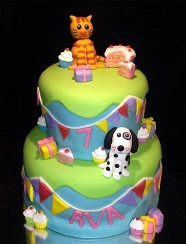 Cats & Dogs Birthday Cake | Dog birthday cake, Amazing cakes, Cake