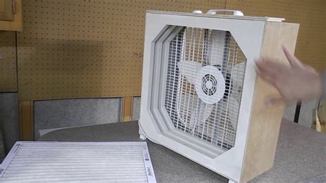 DIY Box Fan Air Filter Overview - YouTube