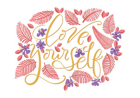 Love Yourself Typography Vector. Choose from thousands of free vectors ...