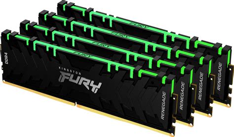 Kingston FURY Renegade RGB PC RAM kit DDR4 64 GB 4 x 16 GB 3600 MHz 288-pin DIMM CL16 ...