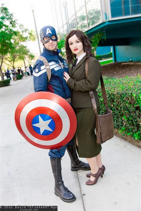 Captain America and Peggy Carter | Captain america cosplay, Captain ...