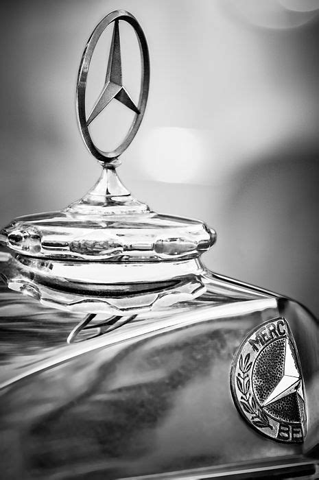 Mercedes-benz Hood Ornament - Emblem by Jill Reger | Mercedes benz, Hood ornaments, Mercedes