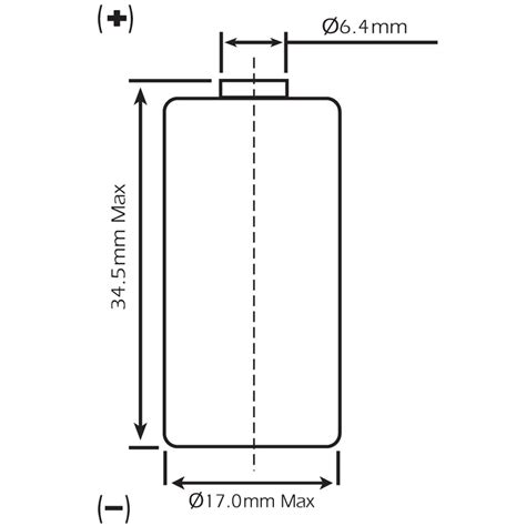 CR123A Lithium Manganese Dioxide (Li-MnO2) Battery