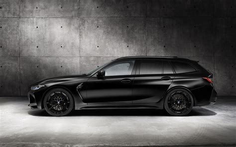 Download wallpapers 2023, BMW M3 Touring, side view, exterior, black station wagon, M3 Touring ...