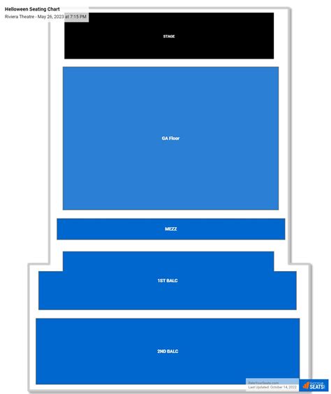 Riviera Theatre Seating Chart - RateYourSeats.com