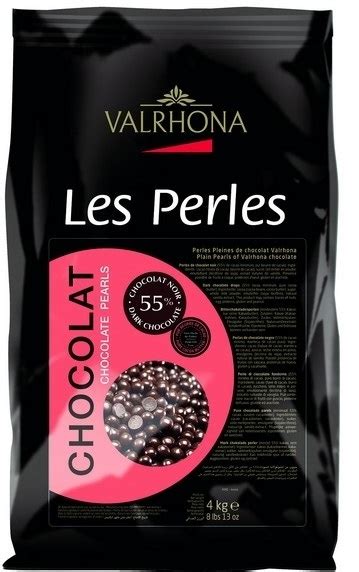 VALRHONA DARK CHOCOLATE PEARLS 55% - lemmemore