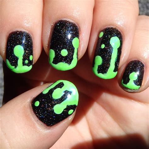 Quixii's Nails: 10/06/13 - Oozy Slime