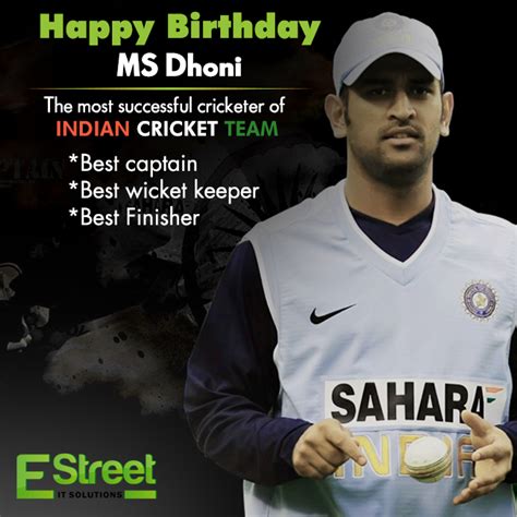 Wishing You a Very Happy Birthday MS Dhoni :) HappyBirthdayCaptainCool ...