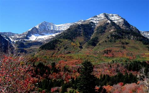 Mount Timpanogos, Utah. I live at the foot of this mountain, It's a great place to hike in the ...