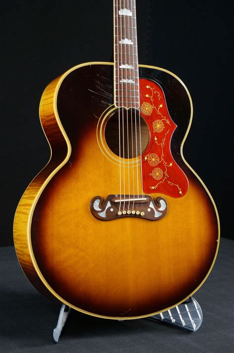 Gibson SJ 200 1954 Sunburst Guitar For Sale Blue-G