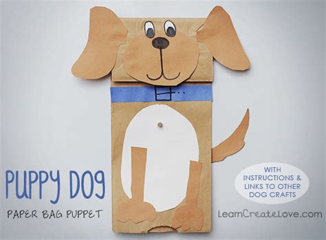 Paper Bag Puppy Dog Craft