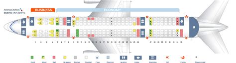 Plan des sièges du Boeing 757-200 "American Airlines". Les meilleures ...