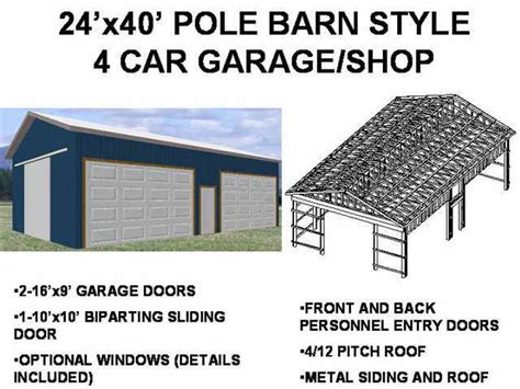 Pole Barn Designs – Planning and Constructing a Pole Barn Shed – Cool Shed Deisgn
