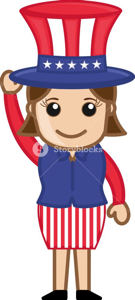 4th Of July - Business Cartoon Characters Royalty-Free Stock Image ...