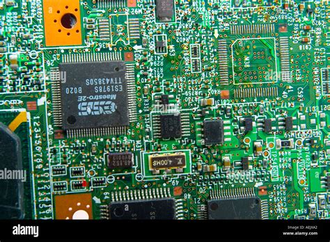 Silicon Chip; Computer; board Stock Photo - Alamy