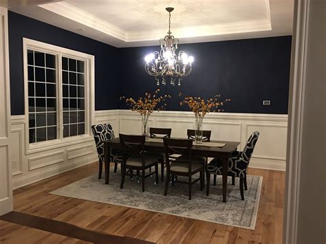 Pin by Carolyn O'Laney on For the Home | Dining room wainscoting, Dining room blue, Dining room ...