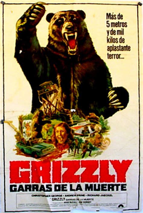 "GRIZZLY GARRAS DE LA MUERTE" MOVIE POSTER - "GRIZZLY" MOVIE POSTER