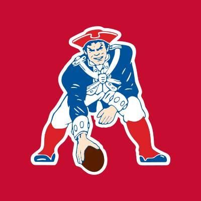 Patriots' throwback logo, a winning look, the work of Phil Bissell, one ...