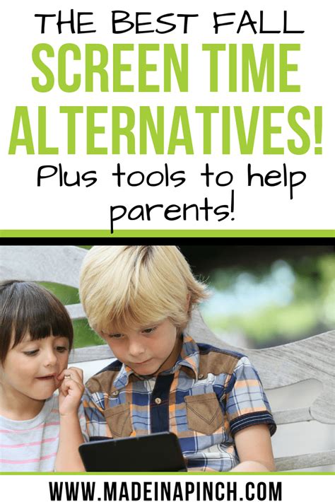 The best screen time alternatives - Fall edition! - Made In A Pinch