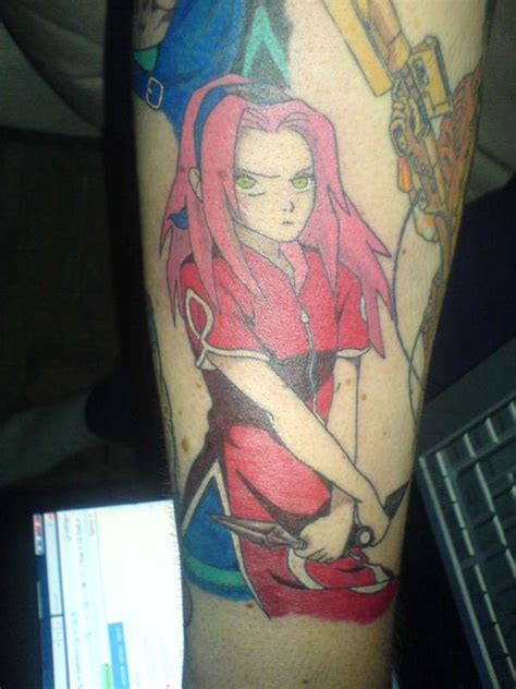 Naruto (Sakura) | Creative tattoos | Pinterest | Anime tattoos, Creative tattoos, Tattoos