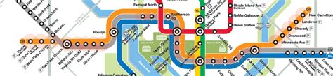 Dc Metro Map Orange Line - Map