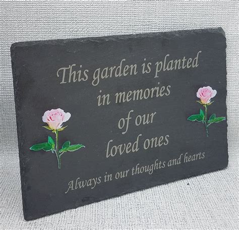 memorial garden plaque | Memorial garden plaques, Memorial garden ...