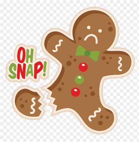 Oh Snap Gingerbread Man PNG Transparent With Clear Background ID 86594 ...