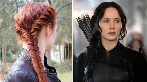 Hunger Games Hair Tutorial - Katniss' Mockingjay Battle Braid - YouTube