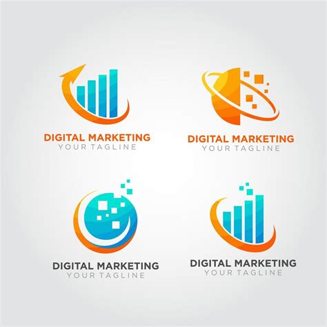 Digital Marketing logo design vector. Suitable for your business logo ...