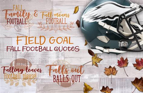 Fall Football Quotes Graphic by Firefly Designs · Creative Fabrica